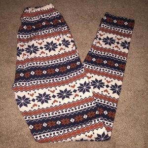 Fleece lined leggings